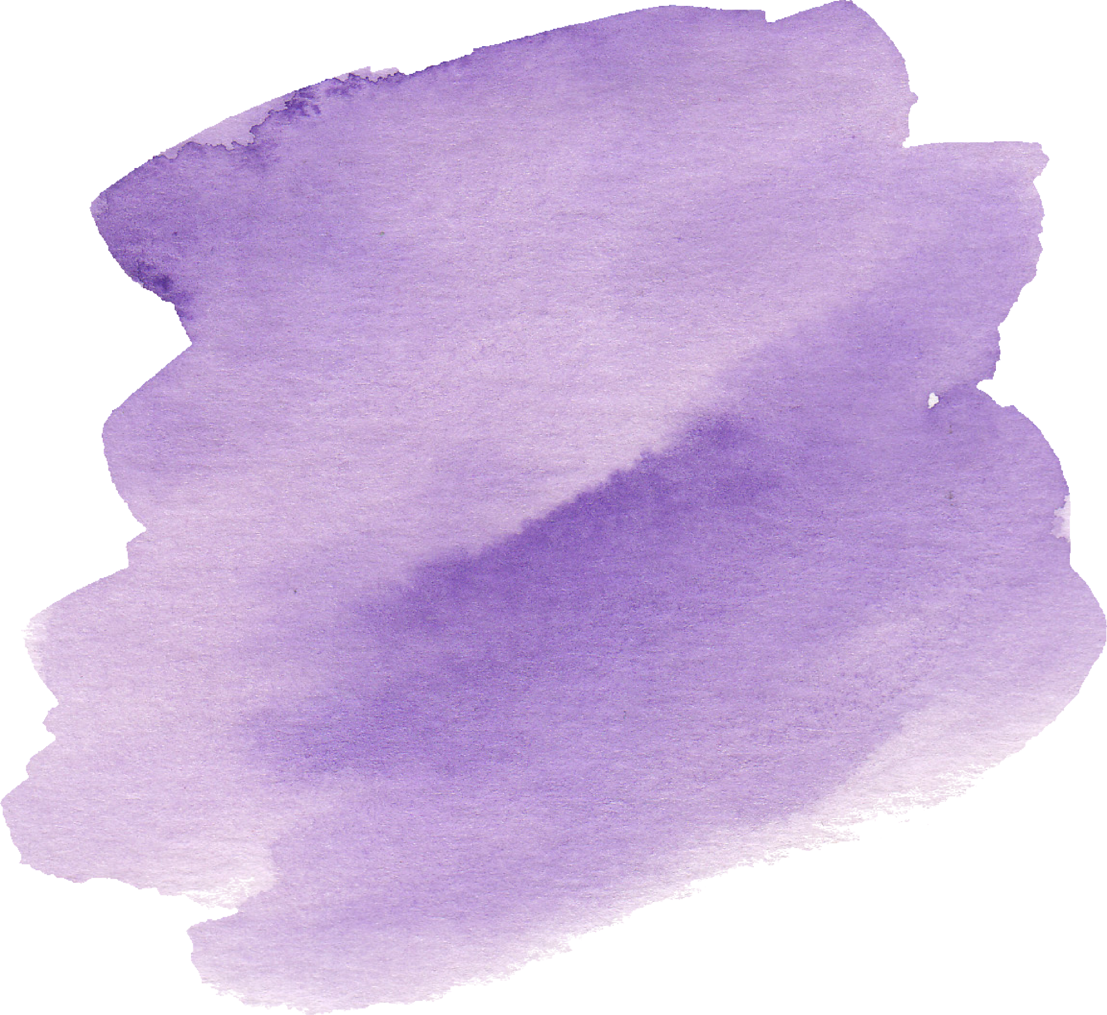 Purple Watercolor Brush Splatter